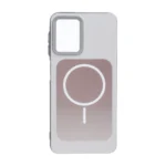 قاب مستطیلی Gray طرح مگ سیف لنز کربن Samsung Galaxy A22 4G / M22 / M32 4G / F22 - قهوه ای