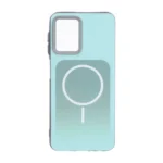 قاب مستطیلی Gray طرح مگ سیف لنز کربن Samsung Galaxy A22 4G / M22 / M32 4G / F22 - سبزآبی