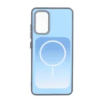قاب مستطیلی Gray طرح مگ سیف لنز کربن Samsung Galaxy A32 4G - آبی