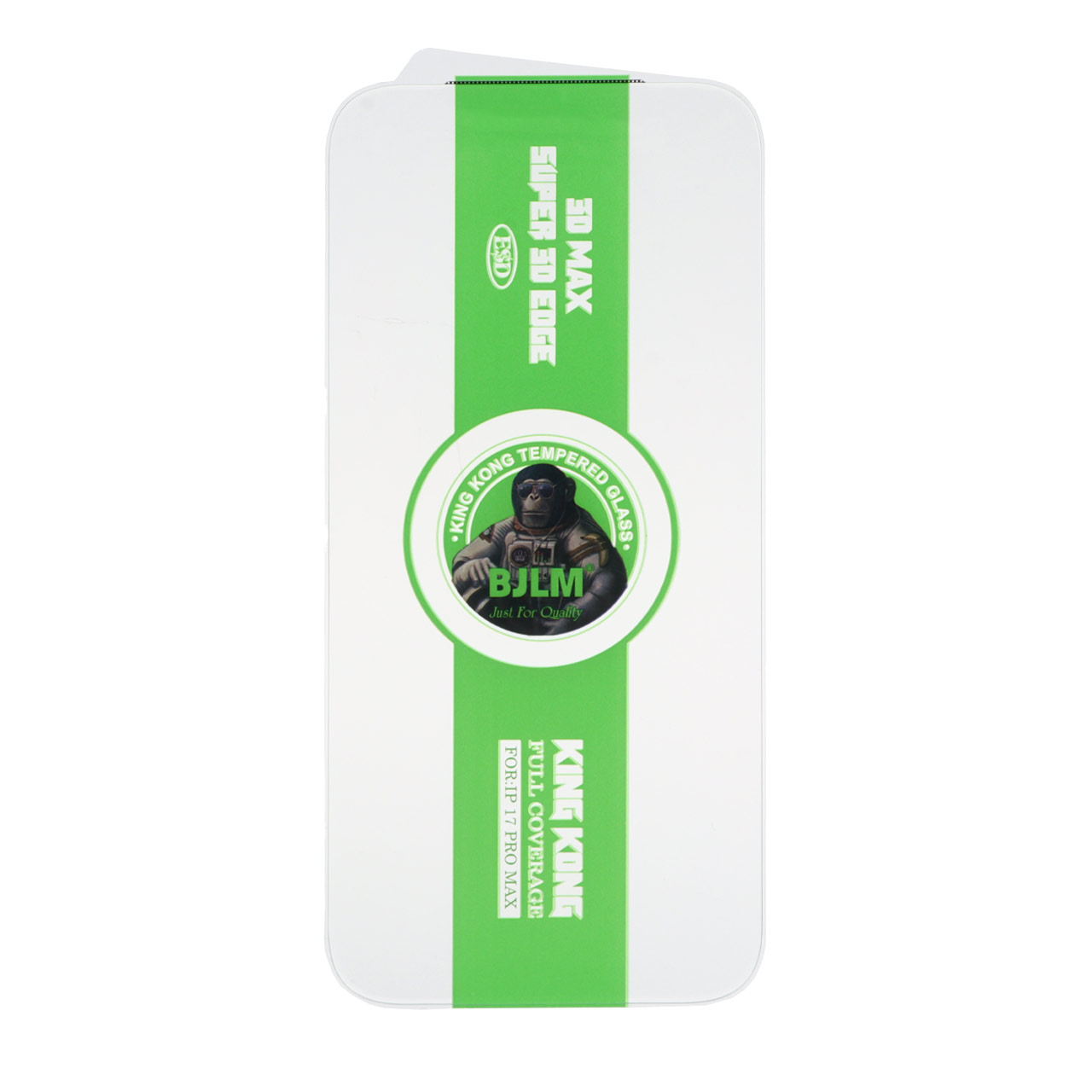 4664390 محافظ صفحه نمایش شیشه ای Bjlm بدون حاشیه Super Edge ESD مدل Apple iPhone 17 Pro Max / iPhone 18 Pro Max - تصویر 1