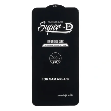 محافظ صفحه نمایش شیشه ای Full Cover Super D MTB-ESD مدل Samsung Galaxy S25 FE / S24 FE / A57 / A37 / A56 / A36