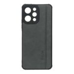 قاب طرح چرم RYOURK مدل Xiaomi Redmi 12 / Poco M6 Pro 5G - خاکستری