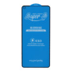 محافظ صفحه نمایش شیشه ای آنتی استاتیک مات Full Cover Super S-OG مدل Samsung A21S / F52 / Poco F4 GT - مشکی (بدون پک)